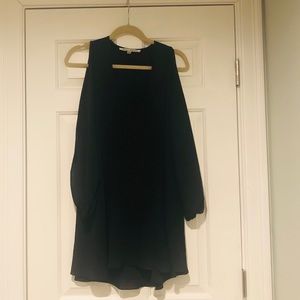 Lovers+Friends mini black long sleeve dress